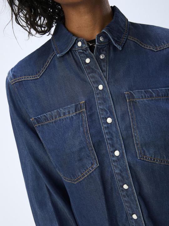 Produktbild Object Loose Fit Jeanshemd (34)