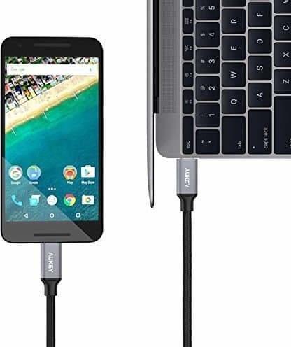 Actual product image Aukey USB C – USB C (1 m, USB 2.0)