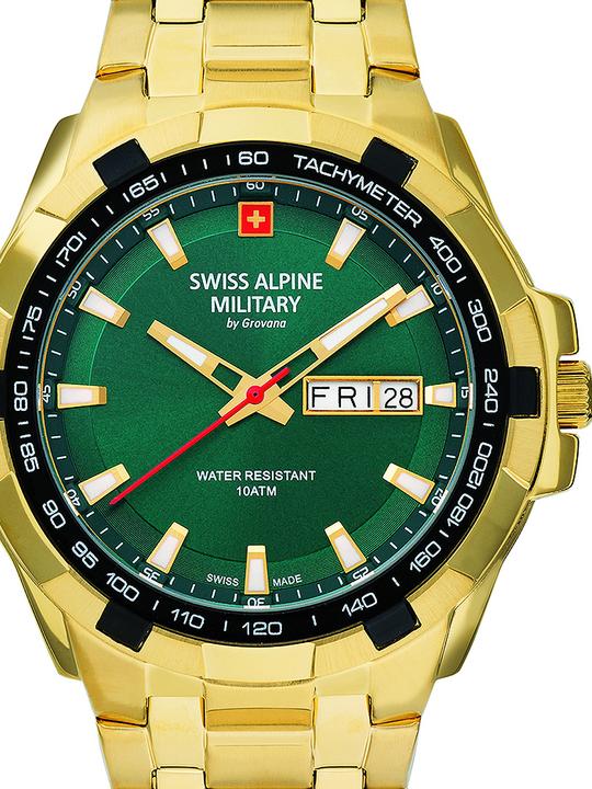 Swiss Alpine Military 7043.1114 Day-Date 42mm 10ATM (Analoguhr, 42 mm)