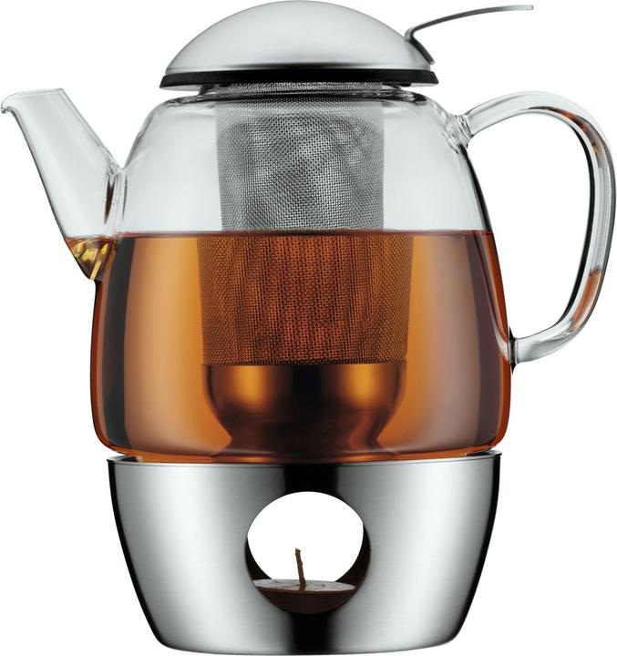 Produktbild WMF Teeset Teekanne mit Stövchen und Siebeinsatz 3tlg Glaskanne 1l SmarTea (1 l)
