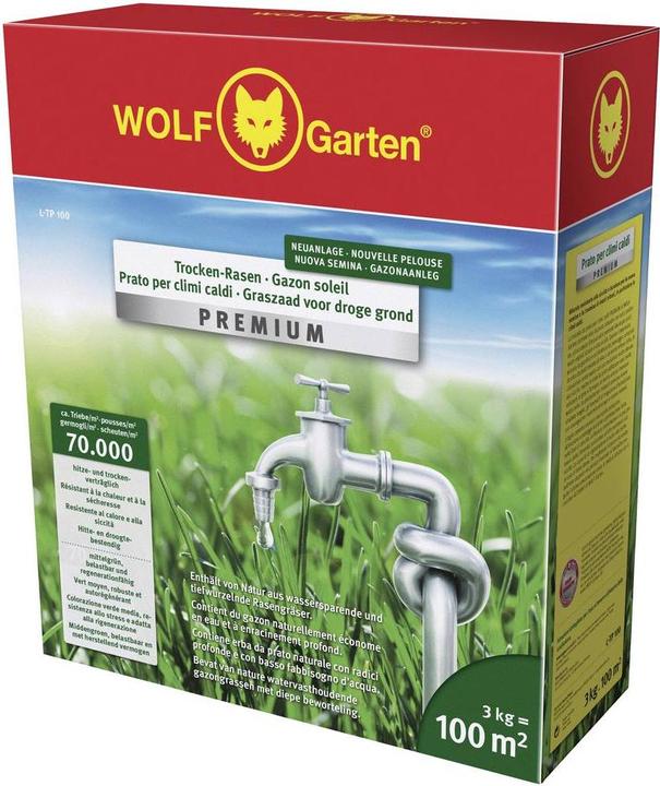 Produktbild Wolf-Garten Trocken Rasen L-TP 100 (Rasensamen)