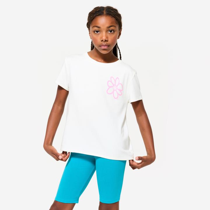 Immagine prodotto Decathlon T-Shirt Kinder Baumwolle - Print weiss (8, 9, 10)