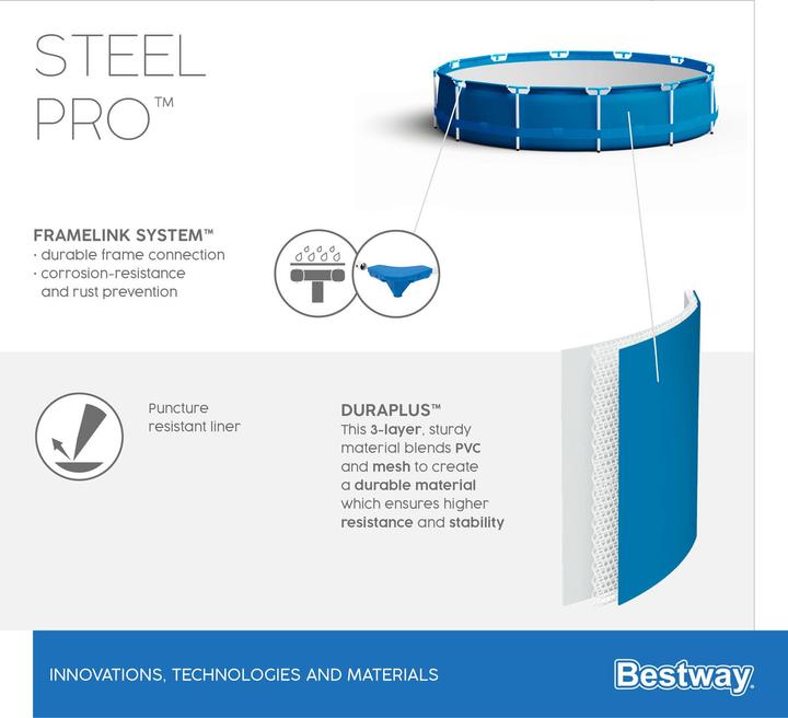 Produktbild Bestway Steel Pro (Ø 366 x 76 cm)
