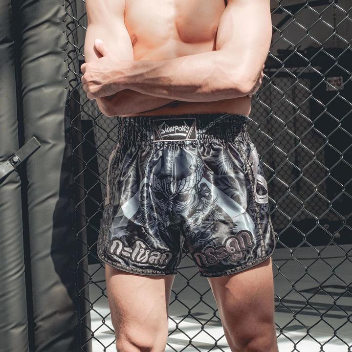 Produktbild 8Weapons 8 WEAPONS Muay Thai Shorts - Bone Island black-black S (S)