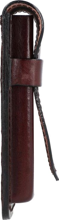 Actual product image Mika Pencil case for 4 pens, saddle leather, brown