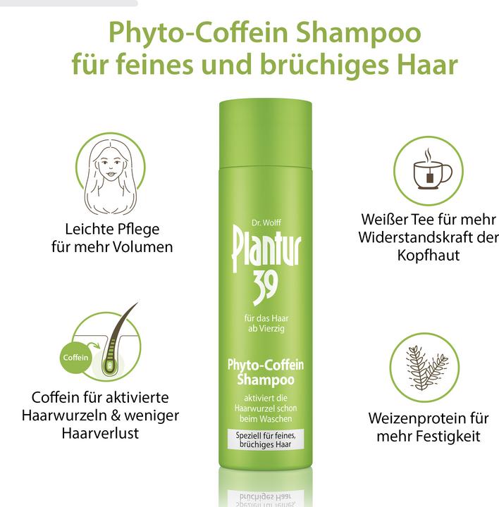 Produktbild Plantur 39 Coffein-Shampoo (250 ml, Flüssiges Shampoo)