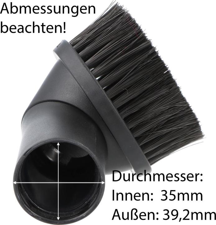 Produktbild XCell Möbelbürste Möbelpinsel für Staubsauger mit Rundanschluss 35mm