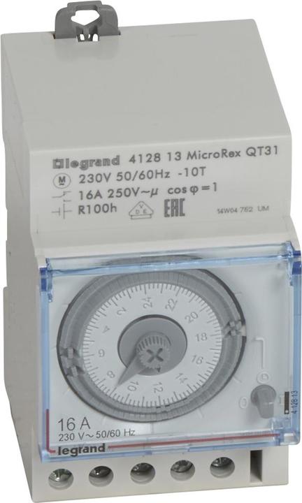 Actual product image Legrand MicroRex QT31 230V 50-60Hz 412813 Day time switch,quartz