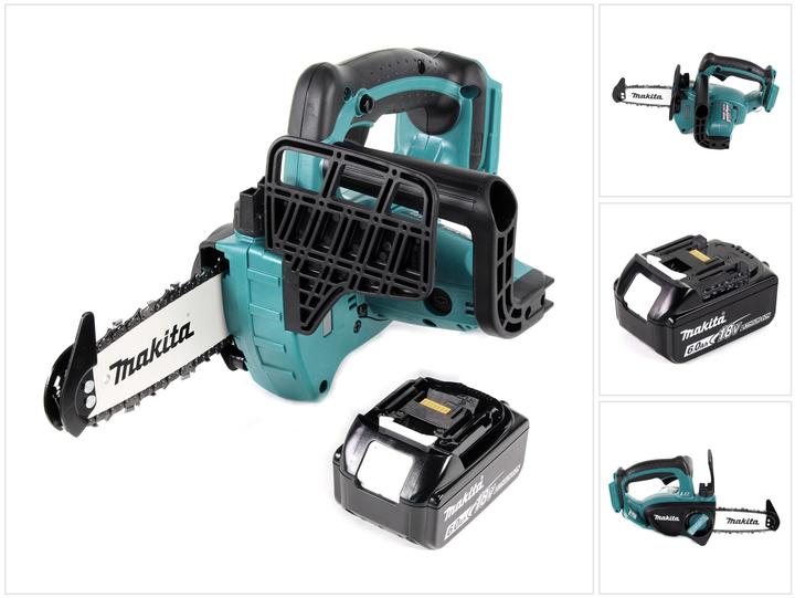 Image du produit Makita DUC 122 G1 Tronçonneuse d'élagage sans fil 18 V + 1x Batterie BL1860 6,0 Ah - sans chargeur (Tronçonneuse à batterie)