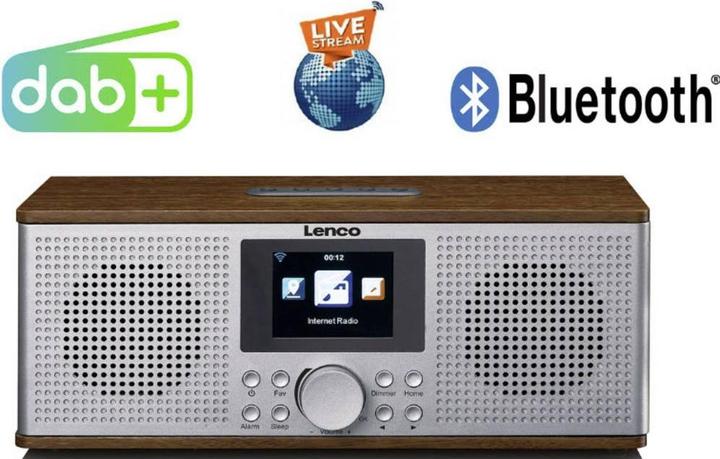 Immagine prodotto Lenco DIR-170 (Web radio, DAB, Bluetooth)