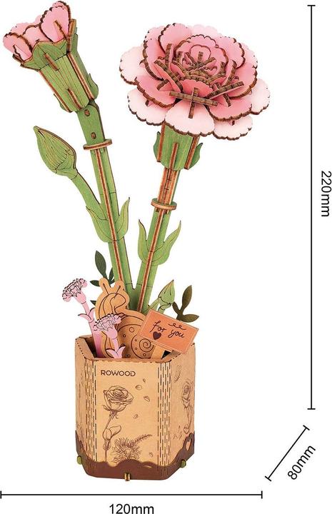 Produktbild Robotime Modellbausatz 'BLUMENSTRAUSS'