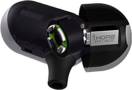 Image du produit 1More Casque à double haut-parleur avec microphone et télécommande compatibles iOS et Android