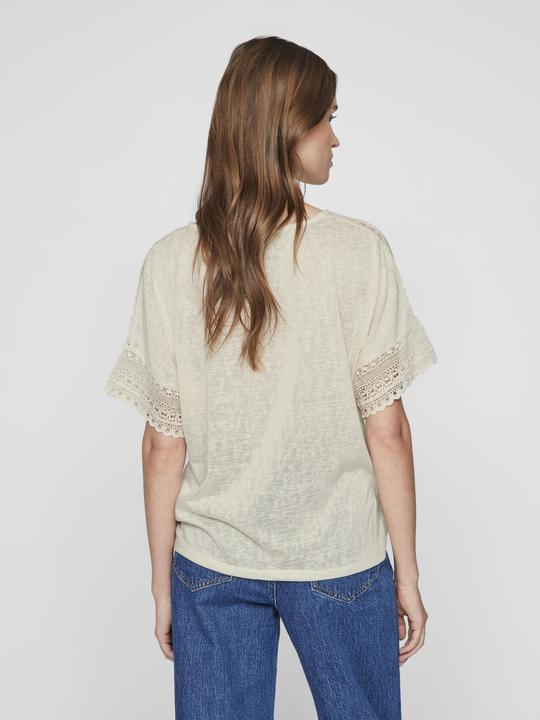 Actual product image Vila Round neck top with short sleeves (XS)