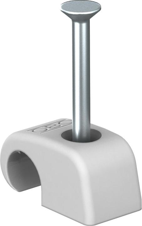 Image du produit OBO Bettermann Clip adhésif 2027 10-14mm L30 gris clair