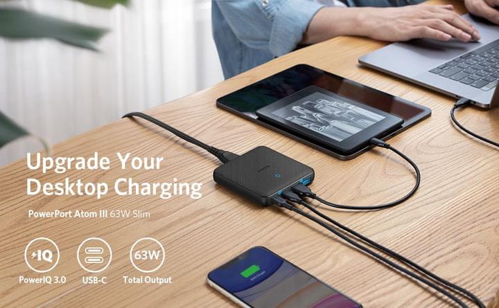 Image du produit Anker PowerPort Atom III Slim (65 W)