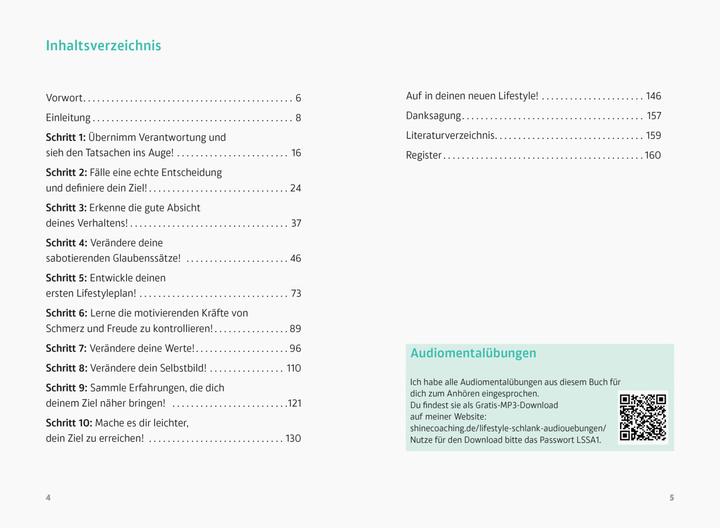 Produktbild Lifestyle Schlank! Selbstcoaching statt Diät mit Coaching- und Audioübungen (Deutsch, Julia Sahm, 2019)