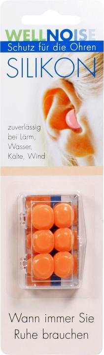 Produktbild Wellnoise Silikon Ohrenstopfen skin, 6 St. Ohrstöpsel