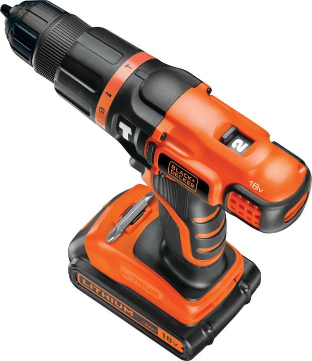 Produktbild Black & Decker EGBL188KB, 2 Akkus (Akkubetrieb)