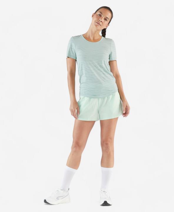 Actual product image Kiprun Laufshorts Trailrunning Damen atmungsaktiv - Run 500 Dry grün (XL)