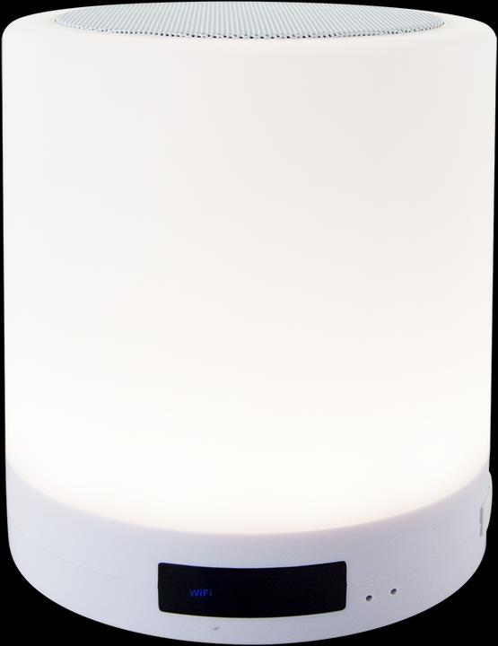 Produktbild WiFi Lautsprecher mit drei verschiedenen Lichtstufen. (4 h, Akkubetrieb, Netzbetrieb)