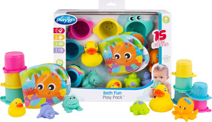 Immagine prodotto Playgro Set regalo di giocattoli da bagno 15 pezzi.