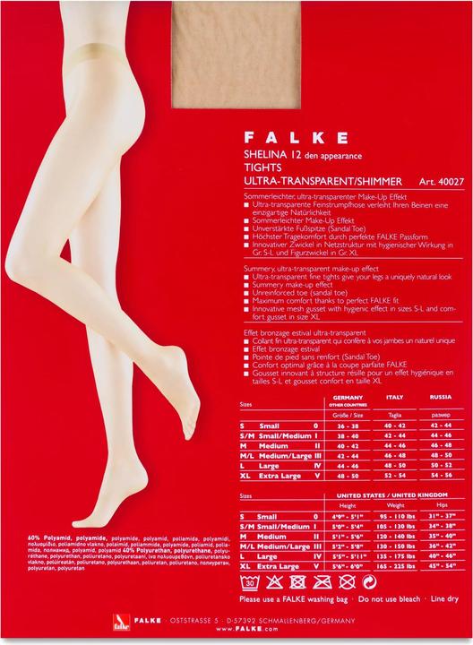 Produktbild Falke Shelina 12 TI (12 DEN, 42 - 44)