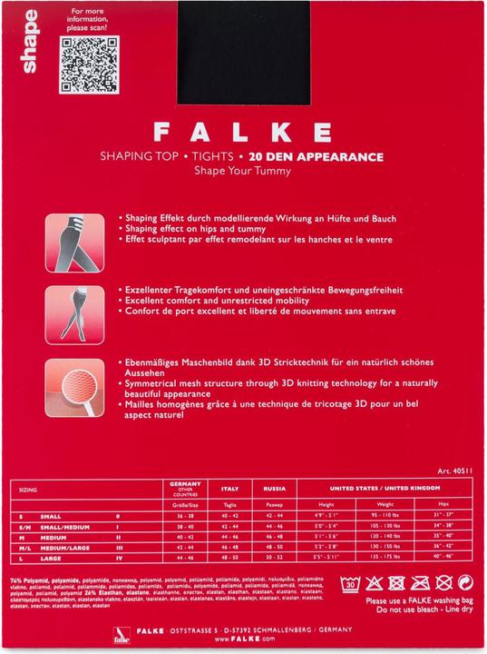 Image du produit Falke Shaping Top 20 TI (20 DEN, 44 - 46)