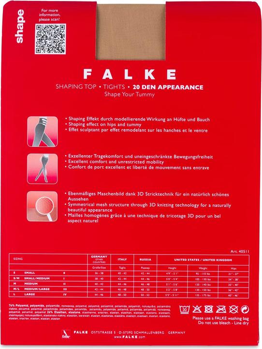 Produktbild Falke Shaping Top 20 TI (20 DEN, 42 - 44)