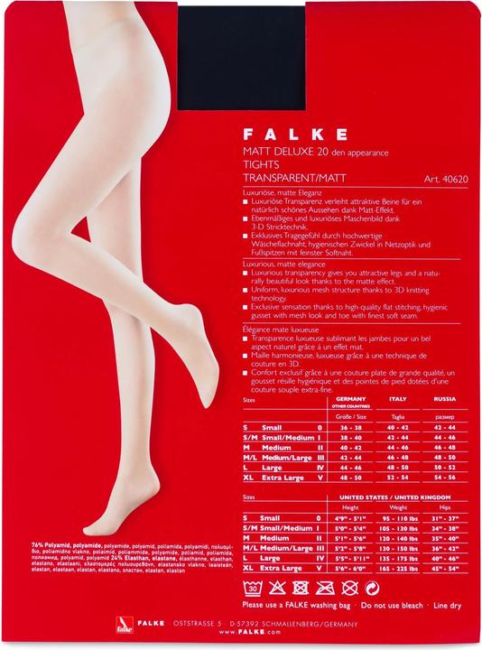 Image du produit Falke Matt Deluxe 20 TI (20 DEN, 38 - 40)