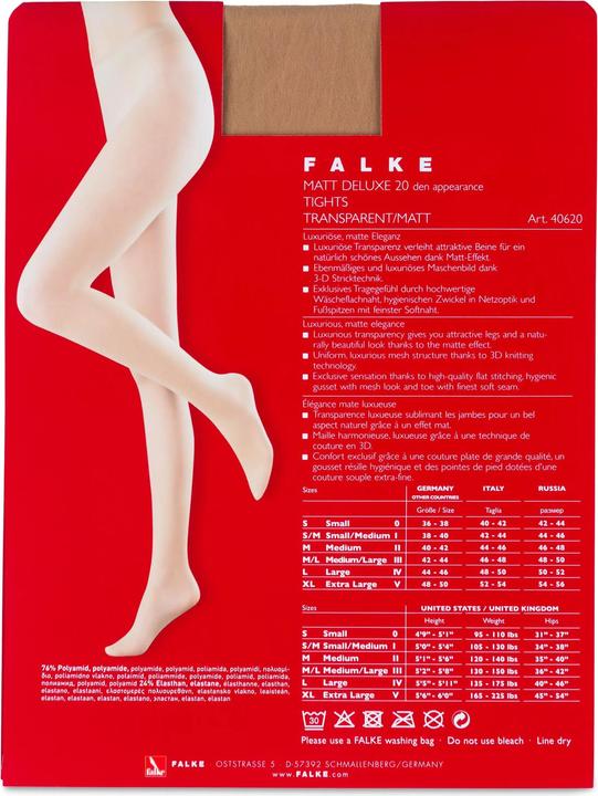 Produktbild Falke Matt Deluxe 20 (20 DEN, 38 - 40)