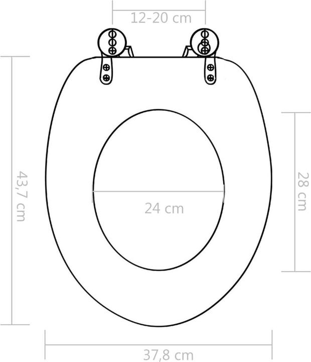Immagine prodotto VidaXL Toilettensitz