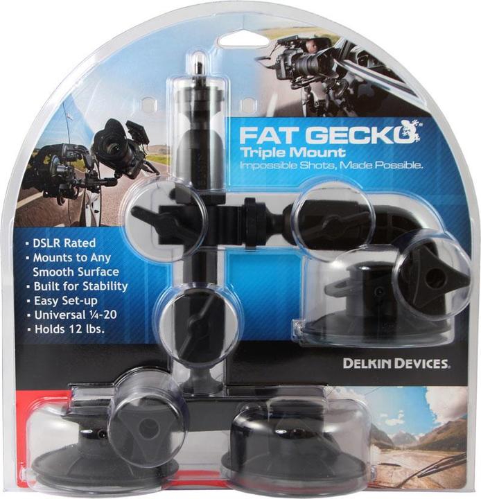 Productafbeelding Delkin Fat Gecko drievoudige zuignapbevestiging (Montagebeugel)
