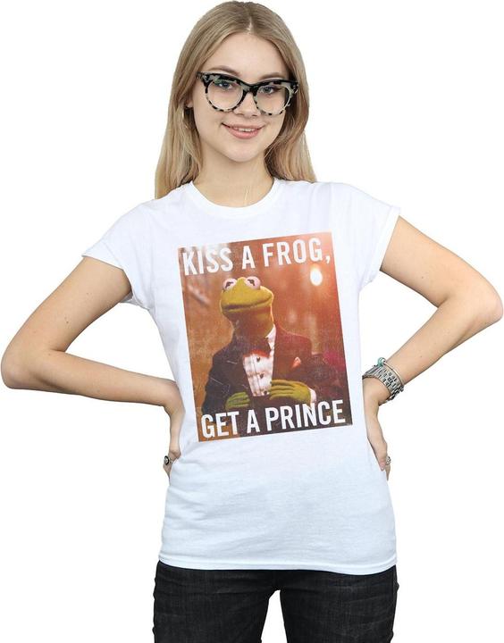 Immagine prodotto Disney The Muppets Kiss A Frog Get A Prince Maglietta Donna (XXL)