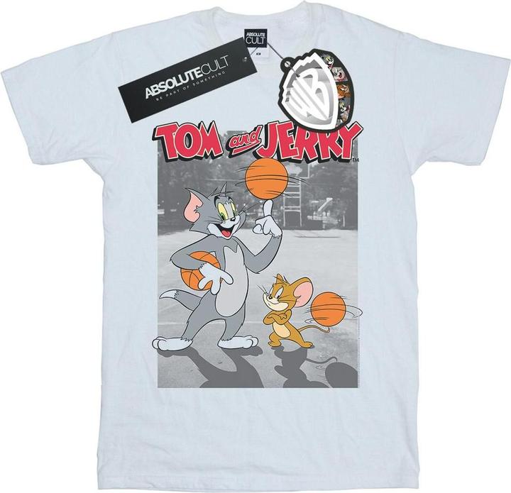 Immagine prodotto Tom & Jerry Basketball Buddies Maglietta Ragazze (140, 146)