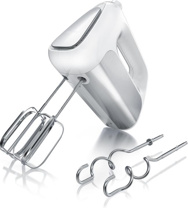 Produktbild Arendo Handmixer, Elektrischer Handrührer inkl. 2 Quirle & 2 Knethaken aus Edelstahl, Handrührgerät 500 W (500 W)