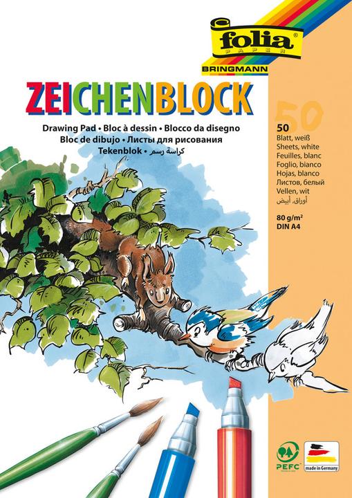 Immagine prodotto Folia Mahlblock (A4, Nessuna, Copertina morbida)
