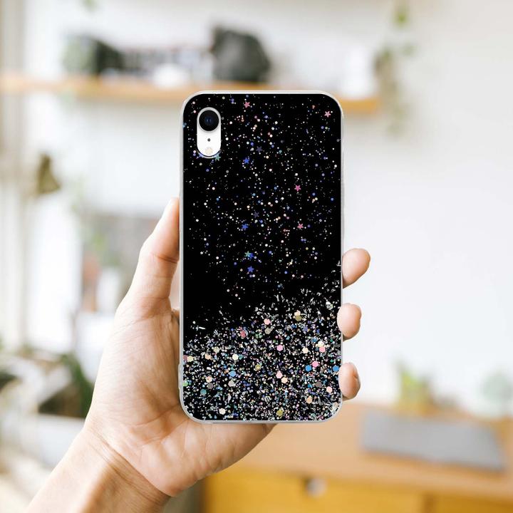 Actual product image Cadorabo TPU cover sparkling glitter (Apple iPhone XR)