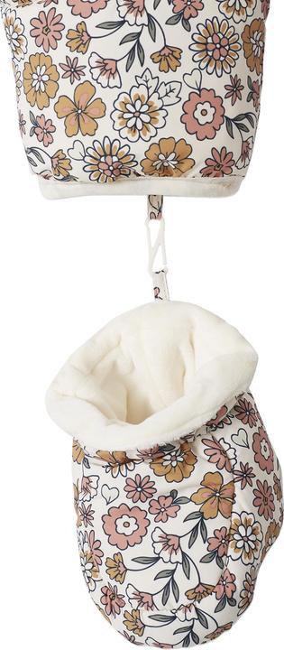Actual product image Vertbaudet Baby winter overall with fleece lining, flowered (86)