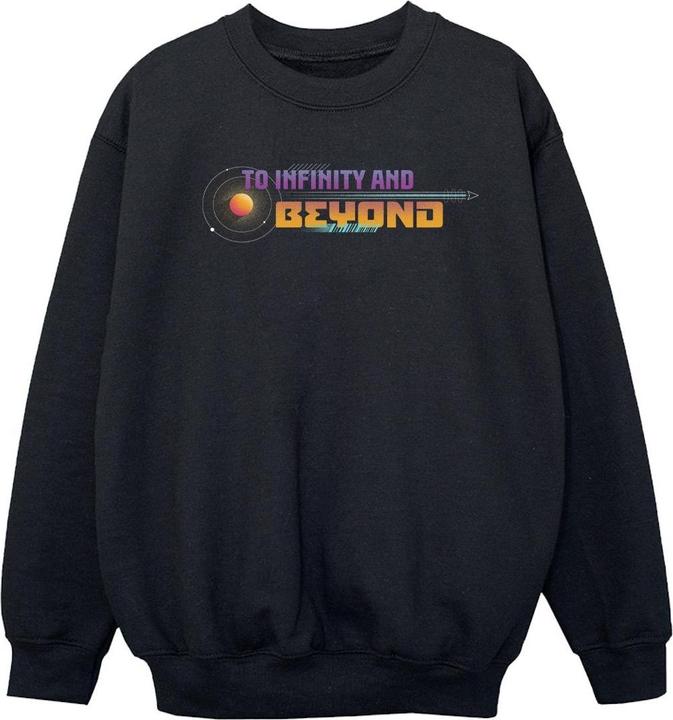 Produktbild Disney Lightyear Infinity And Beyond Text Sweatshirt Mädchen (140, 146)
