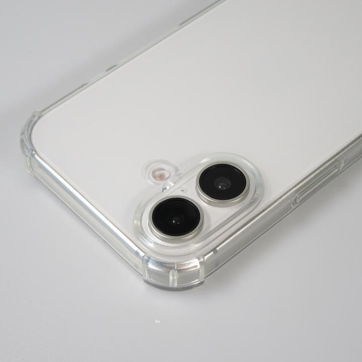 Produktbild PhoneLook Hülle Gummi transparent mit Seil blau (Apple iPhone 16)