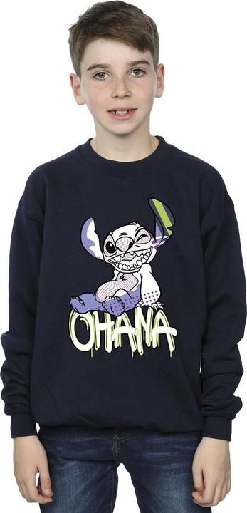 Image du produit Disney - Sweat LILO AND STITCH OHANA GRAFFITI - Garçon (152, 158)
