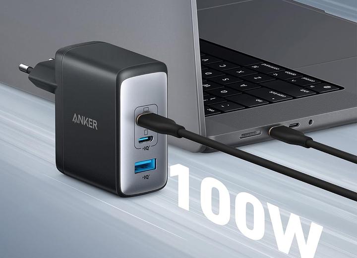 Immagine prodotto Anker Caricatore da parete USB C a 3 porte, UE (100 W)
