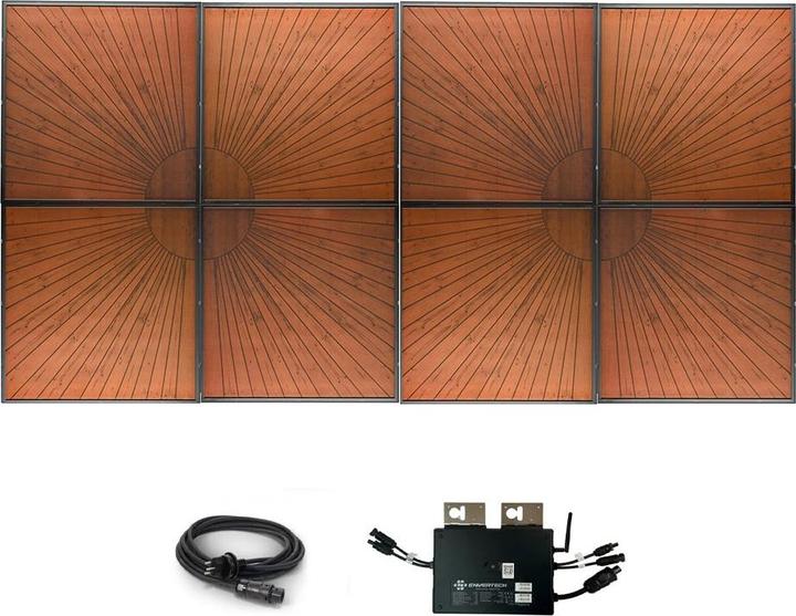 Image du produit Autosolar Balkonkraftwerk in Holzoptik (1600 W)