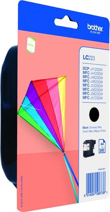 Immagine prodotto Brother LC223BKBP - Nero - Originale - Blister (FC)