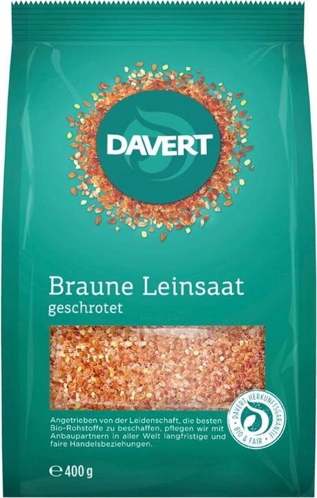 Actual product image Davert Brown crushed linseed (400 g)