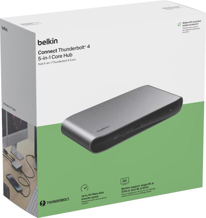 Actual product image Belkin 5-in-1 Core Hub (Thunderbolt, 5 Ports)
