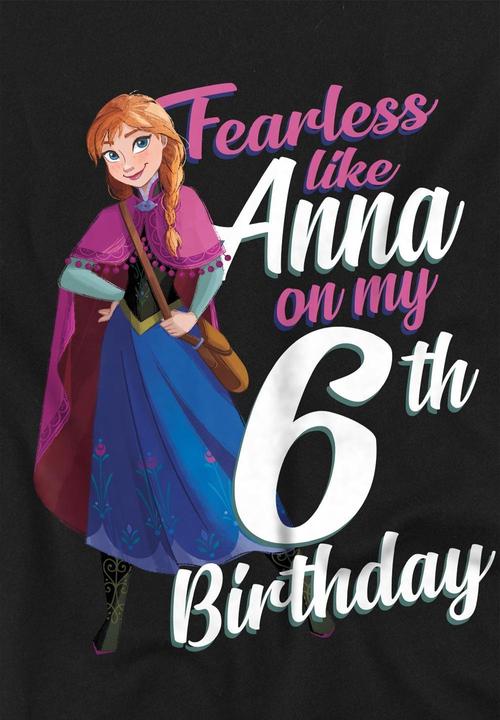 Image du produit Disney Frozen - T-shirt FEARLESS LIKE ANNA - Enfant (116)
