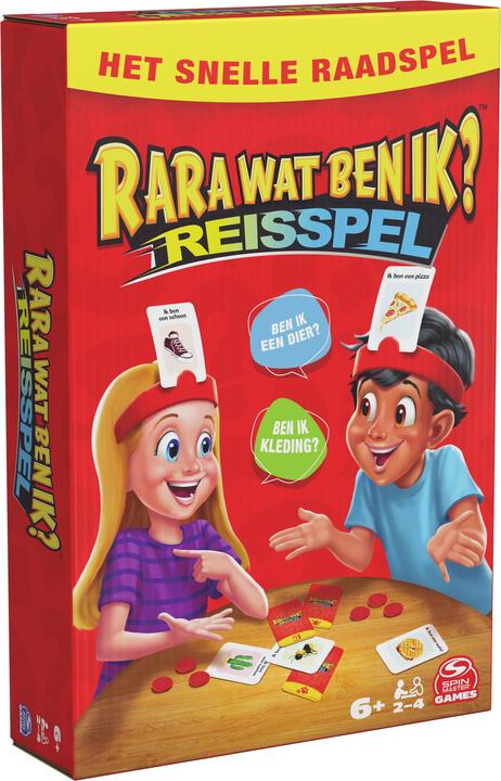Actual product image Spin Master HEDBANZ RARA Wat Ben Ik? Reisspel (Dutch)