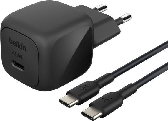 Produktbild Belkin BOOST Charge USB-C 45W PD PPS+USB-C Kab.sw.WCA013kq1MBK-B6 (45 W)
