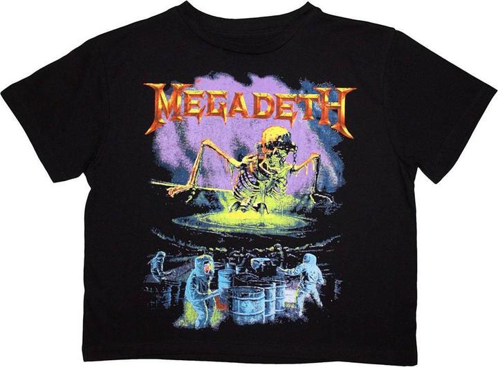 Megadeth Contaminated Kurzes Top